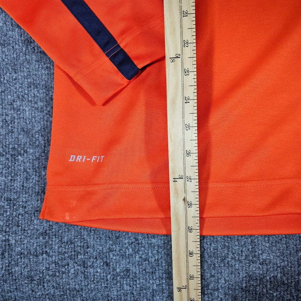 Nike Syracuse Orange Dri-FIT 1/4 Zip Pullover Mens Large Orange Navy Training - Picture 5 of 6
